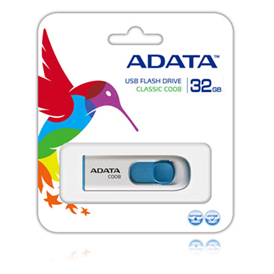 Adata AC008-32G-RWE 32GB USB 2.0 pendrive - fehér/kék