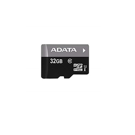 ADATA MicroSDHC memóriakártya, 32GB, adapter, UHS-I CL10, 50/10 (AUSDH32GUICL10-RA1)