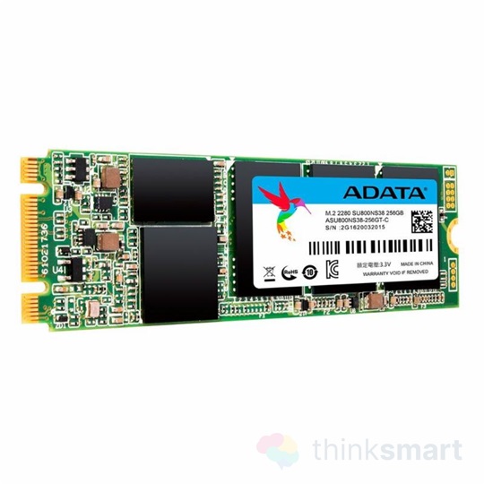 ADATA Ultimate SU800 256GB SSD tároló (ASU800NS38-256GT-C)