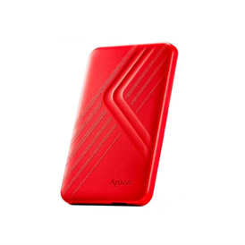 APACER AC236 piros külső HDD, 2.5", 2TB, USB 3.2 (AP2TBAC236R-1)