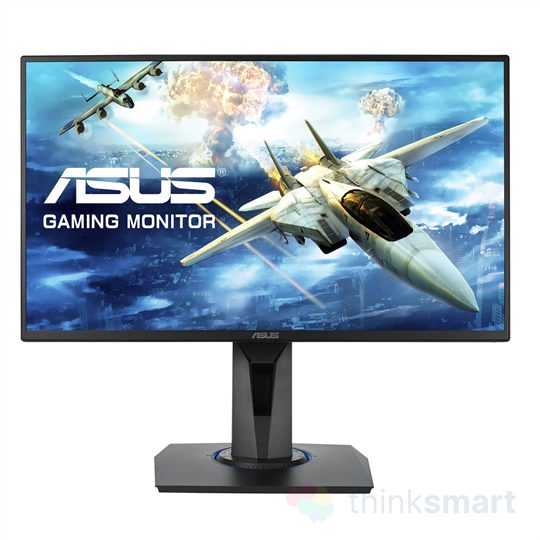 ASUS GAMING fekete monitor, 24,5", TN, LED, FHD, HDMI, D-Sub, 3,5mm Mini-Jack (VG255H)