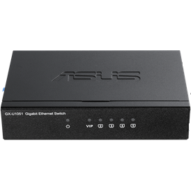 ASUS Switch - 5x1000Mbps asztali - fekete (GX-U1051)