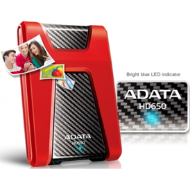 Adata AHD650-1TU3-CRD 2.5" USB 3.0 külső HDD - 1TB - Piros