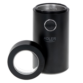 Adler Ad4446bs kávédaráló - fekete-ezüst