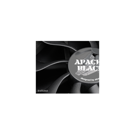 Akasa Apache 12cm rendszerhűtő - fekete (AK-FN058)
