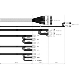 Akyga AK-P3-600 tápegyság | 600W,12cm