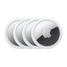 Apple AirTag nyomkövető, 4db - fehér
