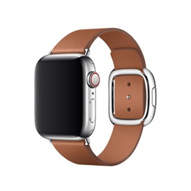 Apple Modern Buckle óraszíj - vöröses barna | Apple Watch, 40mm, M-es