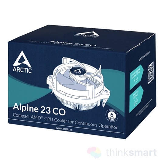 Artic Cooling ACALP00036A Alpine 23 CO proszesszor hűtő | AM4
