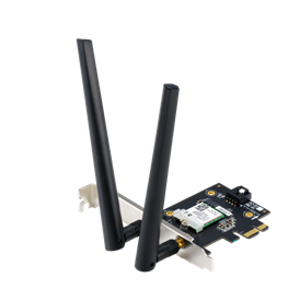 ASUS PCE-AX1800 PCI-E wifi adapter | Dual Band, PCI-E, WIFI 6, BT5.2, WPA3