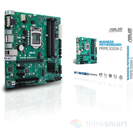 Asus PRIME B360M-C Intel mATX alaplap (90MB0W80-M0EAYM)