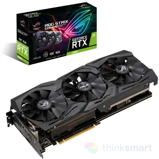 Asus ROG Strix GeForce RTX 2060 Advanced videokártya - GDDR6 - 6GB RAM - fekete