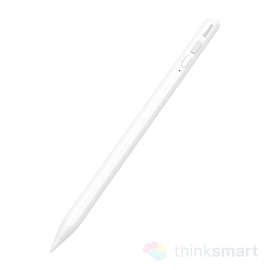 Baseus érintőképernyő ceruza (aktív, kapacitív + póthegy) fehér Apple Pencil kompatibilis