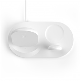 Belkin Boost Charge 3in1 QI vezeték nélküli töltőállomás - fehér