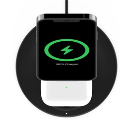 Belkin Boost Charge Pro 2in1 vezeték nélküli töltőállomás - fekete | MagSafe