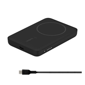 Belkin Boost Charge vezeték nélküli külső akkumulátor - fekete | Apple iPhone 12 / 13 / 14, 2.500 mAh