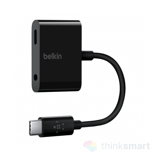 Belkin RockStar USB-C > 3.5mm adapter - fekete