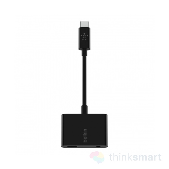 Belkin RockStar USB-C > 3.5mm adapter - fekete