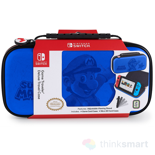 Bigben Keménytok, Super Mario, Nintendo SWITCH licensz - Kék (NNS46BL)
