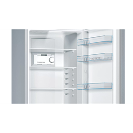 Bosch KGN36NLEA Serie2 szabadonálló, alulfagyasztós hűtőszekrény - nemesacél