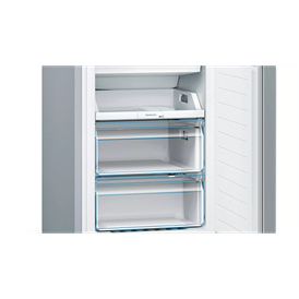 Bosch KGN36NLEA Serie2 szabadonálló, alulfagyasztós hűtőszekrény - nemesacél