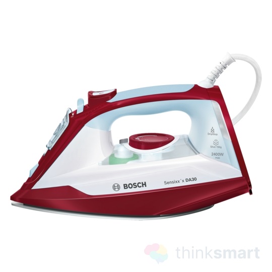 Bosch TDA3024010 Sensixx`x DA30 gözölős vasaló - piros/fehér