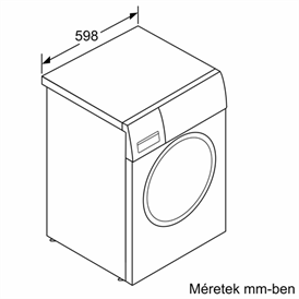 Bosch WAX32M41BY elöltöltős mosógép - fehér