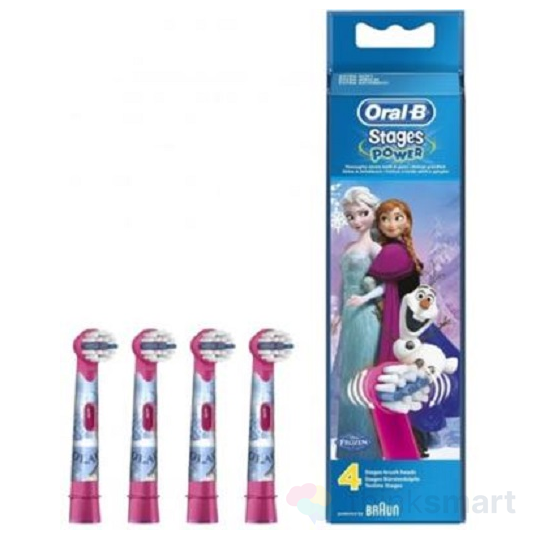 Oral-B EB10-4 Kids Frozen elektormos fogkefe pótfej - színes