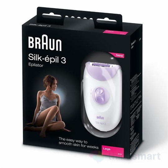 Braun SE3170 Silk-Epil 3 Milo epilátor - fehér
