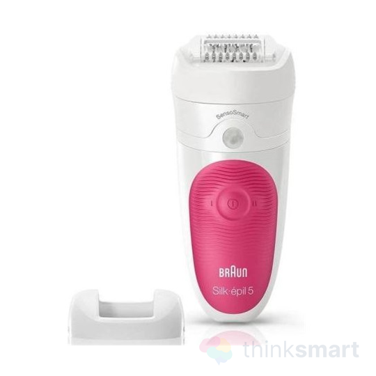 Braun SE5500 Silk-Epil 5 SensoSmart Wet&Dry epilátor - fehér/rózsaszín