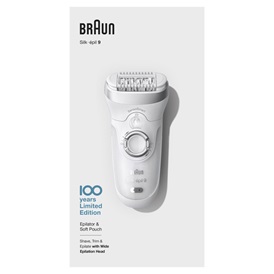 Braun MBSES9 Silk-Epil 9 SensoSmart Wet&Dry epilátor - fehér | Design kiadás