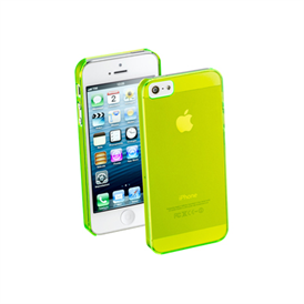 Cellularline Fluo mobiltelefon tok - lime | Apple iPhone 5 / 5S / SE 2016
