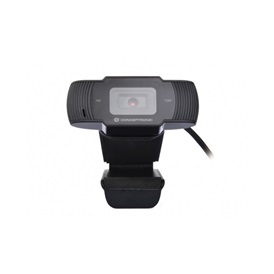 Conceptronic AMDIS03B Webkamera (1280x720 képpont, 30 FPS, USB 2.0, univerzális csipesz, mikrofon)
