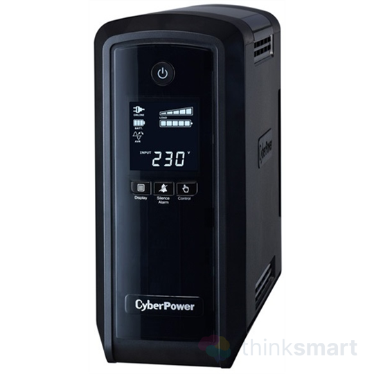 CyberPower UPS 900VA 540W szünetmentes tápegység - fekete (CP900EPFCLCD)