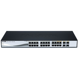 D-Link DGS-1210-24 switch - fekete - 24x1000
