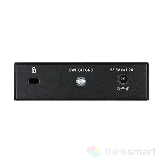 D-Link Switch - DGS-1005P - 5x1000Mbps 4 Port POE 60W POE Budget Desktop Fémházas Fanless Unmanaged