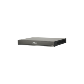 Dahua NVR5216-8P-I NVR Rögzítő (16 csatorna, 8port af/at PoE; H265+, 320Mbps, HDMI+VGA, 2xUSB, 2x Sata, I/O, AI)