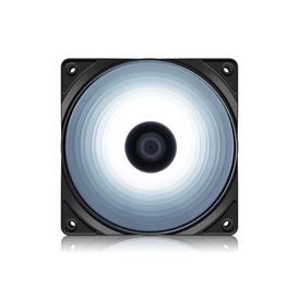 Deepcool RF120W Cooler 12cm (21,9dB; max. 83,08 m3/h; 3pin csatlakozó; ház hűtésre, fehér LED)