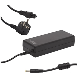 Delight Univerzális laptop/notebook töltő adapter tápkábellel - fekete (55366)