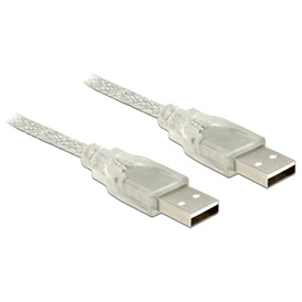 Delock USB 2.0-s kábel A-típusú csatlakozódugóval > USB 2.0-s, A-típusú csatlakozódugóval 2m (83889)