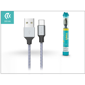 Devia ST304330 USB-A - USB-C adatkábel - kék | 1.0m