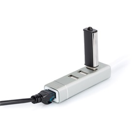 Digitus DA-70253 DA-70253 USB Type-C 3-Port Hub + Fast Ethernet LAN Adapter