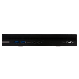 ECS LIVA ONE H470 Vékony Kliens PC (Intel H470, 2xDDR4 SO-DIMM, SATA, M.2 2280, HDMI, Dsub, DP, RJ45, 2xUSB3.2, RS232)