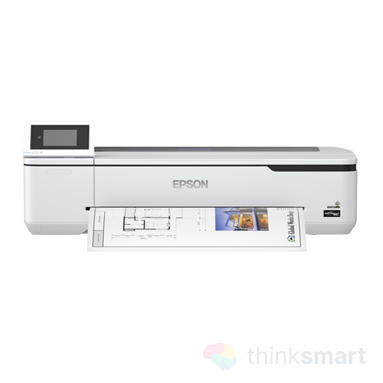 EPSON SureColor SC-T2100 fehér tintasugaras plotter, A1, színes, 2400x1200 DPI, USB, LAN, WiFi (C11CJ77301A0)