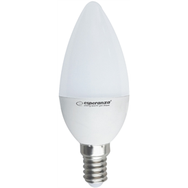 Esperanza LED izzó - fehér | E14, 5W, meleg fehér