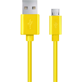 Esperanza Micro USB kábel - 2m - sárga (EB145Y)