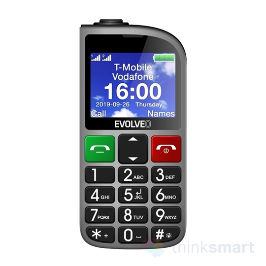 Evolveo EP-800 Easyphone időstelefon - ezüst | FM rádió