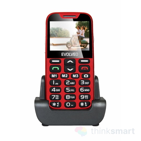 Evolveo EP-600 EasyPhone időstelefon - piros