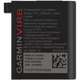 Garmin Akkumulátor Virb Ultra Készülékhez (010-12389-15)