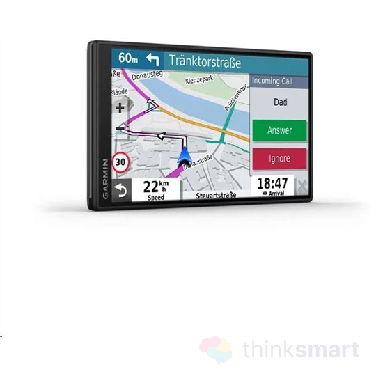 Garmin DriveSmart 65 MT-S GPS navigáció - fekete (010-02038-12)